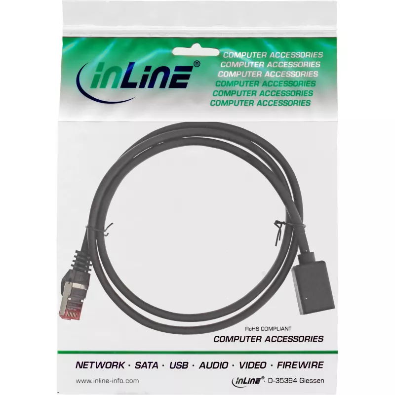 InLine επέκταση καλωδίου patch, S/FTP (PiMf), Cat.6, χωρίς αλογόνα, 3m