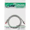 InLine Καλώδιο Patch S/FTP PiMF Cat.6 250MHz PVC Χαλκός γκρι 2m