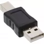 USB 2.0 Αντάπτορας Type-A αρσενικό / Type-B αρσενικό InLine 33443A