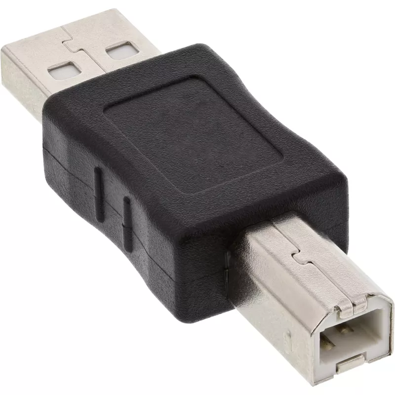 USB 2.0 Αντάπτορας Type-A αρσενικό / Type-B αρσενικό InLine 33443A
