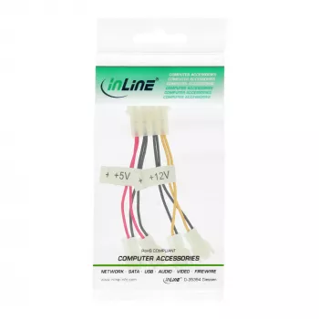 InLine Καλώδιο αντάπτορα ανεμιστήρα 2x 12V και 2x 5V για 4 ανεμιστήρες 33005B