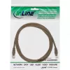 InLine Καλώδιο Patch SF/UTP Cat.5e καφέ 0,3m