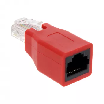 InLine Αντάπτορας Crossover RJ45 αρσενικό σε θηλυκό 69994K