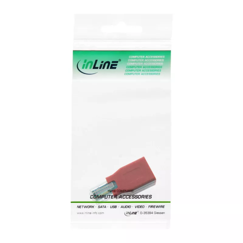 InLine Αντάπτορας Crossover RJ45 αρσενικό σε θηλυκό 69994K