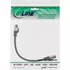 InLine Καλώδιο Patch S/FTP PiMF Cat.8.1 χωρίς αλογόνα 2000 MHz μαύρο, 0,25 m