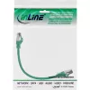 InLine Καλώδιο Patch, S/FTP (PiMf), Cat.8.1, 2000MHz, χωρίς αλογόνα, πράσινο, 0,25m
