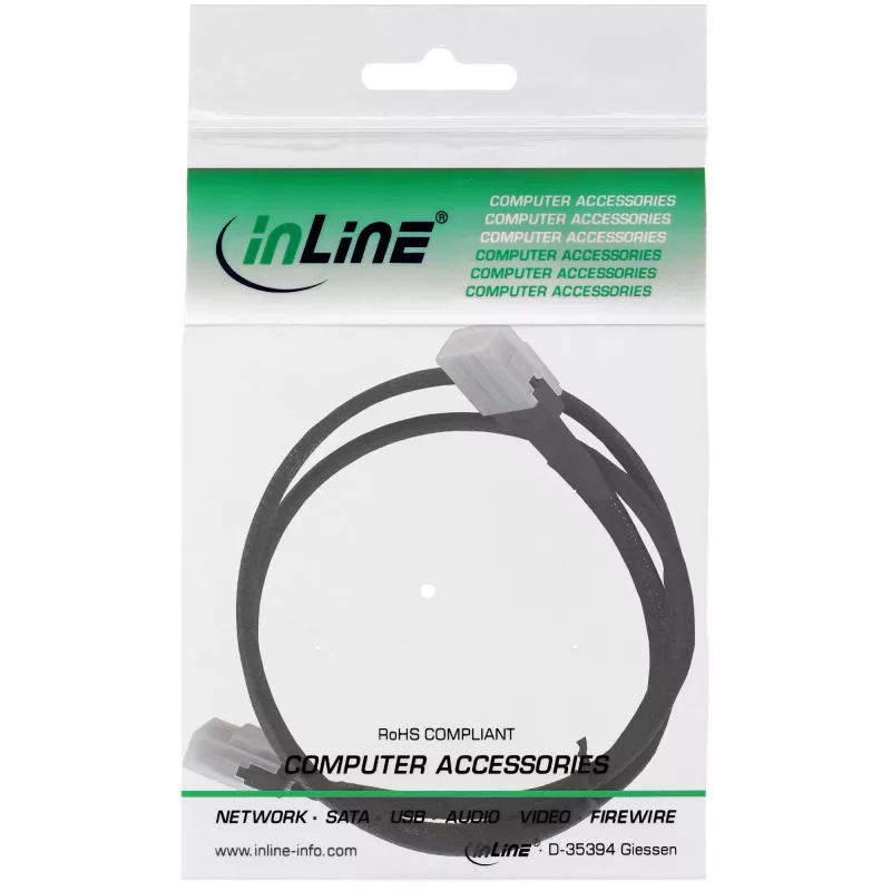 InLine Καλώδιο SAS εσωτερικό, Mini-SAS SFF-8087 σε Mini-SAS SFF-8087, με Sideband, 1 m