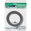 InLine Καλώδιο Patch επίπεδο, U/FTP, Cat.6A, TPE χωρίς αλογόνα, μαύρο, 2m