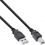 InLine καλώδιο USB 2.0 Type-A αρσενικό / Type-B αρσενικό μαύρο 3m