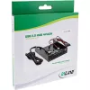 InLine 4-Port USB 3.0 Panel-Hub για θήκη δισκέτας 3,5 ιντσών, μαύρο