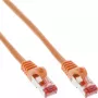InLine Patchkabel S/FTP PiMF Cat.6 250MHz PVC χαλκός πορτοκαλί 0,5m