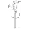 InLine Universal Wallbox-Ständer με βάση καλωδίου φόρτισης EV, μαύρο