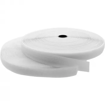 InLine δεματικό καλώδιο με ταινία Velcro 25 mm λευκό 25 m