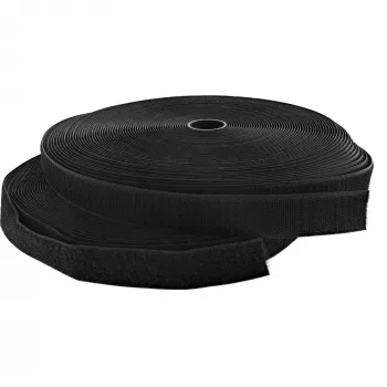 InLine δεματικό καλώδιο με ταινία Velcro 25 mm μαύρο 25 m