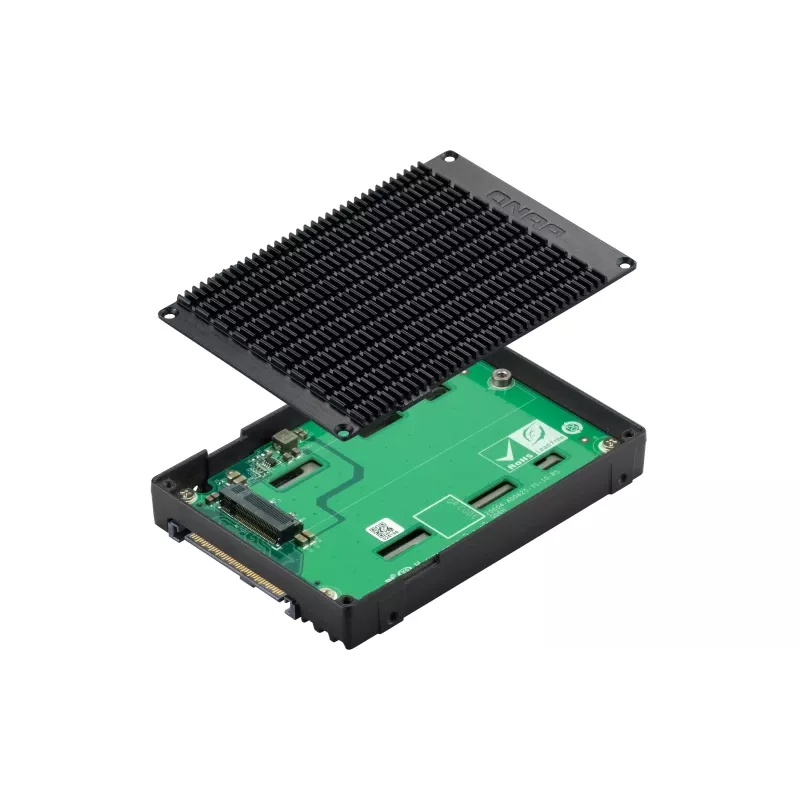 QNAP - QDA-UMP4 - Προσαρμογέας διασύνδεσης - M.2 - PCIe 4.0 x4 (NVMe) - U.2