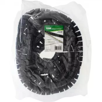 Εύκαμπτο κανάλι καλωδίων InLine 59947V 10 m μαύρο 28 mm