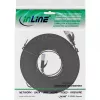 InLine επίπεδο patch καλώδιο, U/FTP, Cat.6A, μαύρο, 5 m