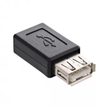 Προσαρμογέας Micro-USB InLine 31613 υποδοχή θηλυκή USB A σε υποδοχή θηλυκή Micro-USB B