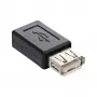 Προσαρμογέας Micro-USB InLine 31613 υποδοχή θηλυκή USB A σε υποδοχή θηλυκή Micro-USB B