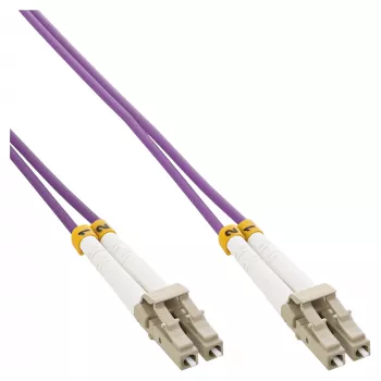 InLine Καλώδιο οπτικής ίνας duplex LC/LC 50/125µm OM4 7.5m