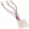 InLine Καλώδιο προσαρμογέα ανεμιστήρα PC 12V / 5V για έως 3 ανεμιστήρες 33005A