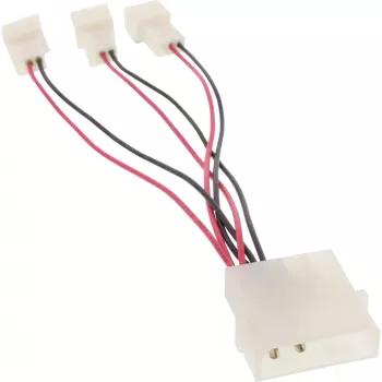 InLine Καλώδιο προσαρμογέα ανεμιστήρα PC 12V / 5V για έως 3 ανεμιστήρες 33005A