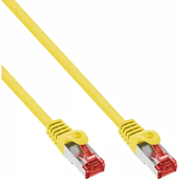 InLine Καλώδιο δικτύου S/FTP PiMF Cat.6 250MHz PVC χαλκός κίτρινο 30m
