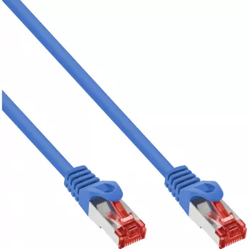 InLine Καλώδιο Patch S/FTP PiMF Cat.6 250MHz PVC Χαλκός μπλε 30m
