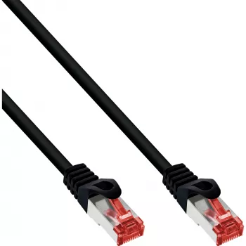 InLine Καλώδιο Patch S/FTP PiMF Cat.6 250MHz PVC Χαλκός μαύρο 7,5m