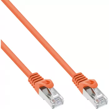 InLine Καλώδιο Patch SF/UTP Cat.5e πορτοκαλί 0,5 m