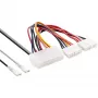 InLine εσωτερικός προσαρμογέας τροφοδοσίας 20-Pin ATX-NT σε P8/P9 AT-Mainboard + διακόπτης 20/0,80m