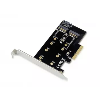 Conceptronic EMRICK 2-in-1 M.2 SSD PCIe προσαρμογέας SATA AHCI NVMe