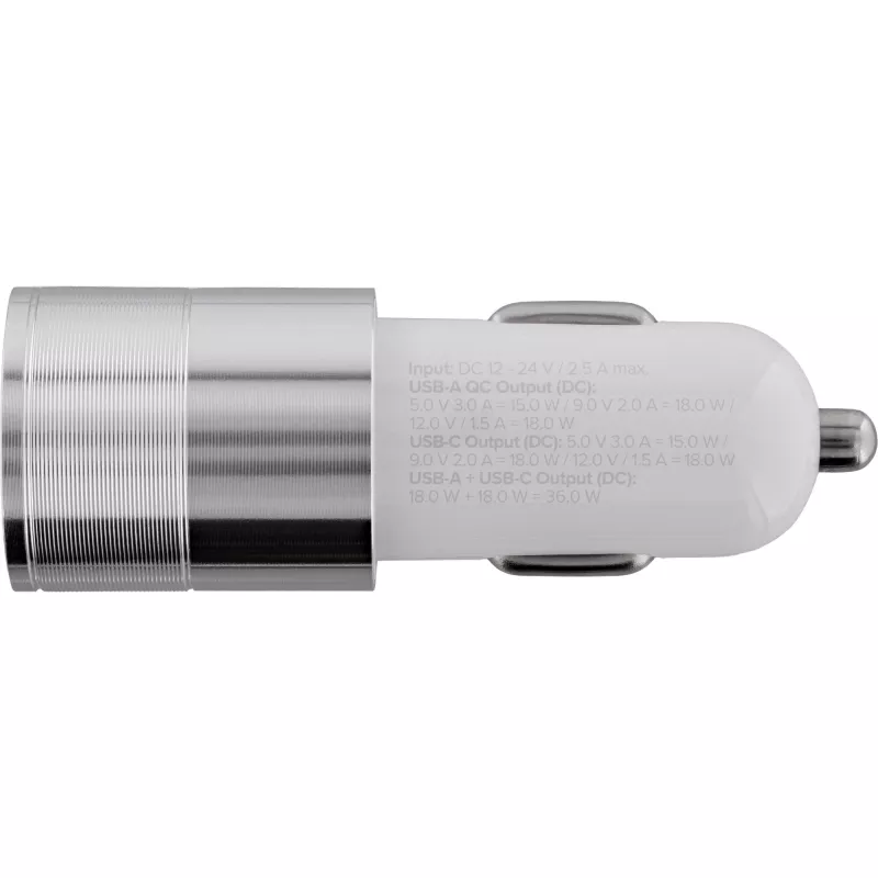 InLine φορτιστής αυτοκινήτου USB τροφοδοτικό Quick Charge 3.0, λευκό