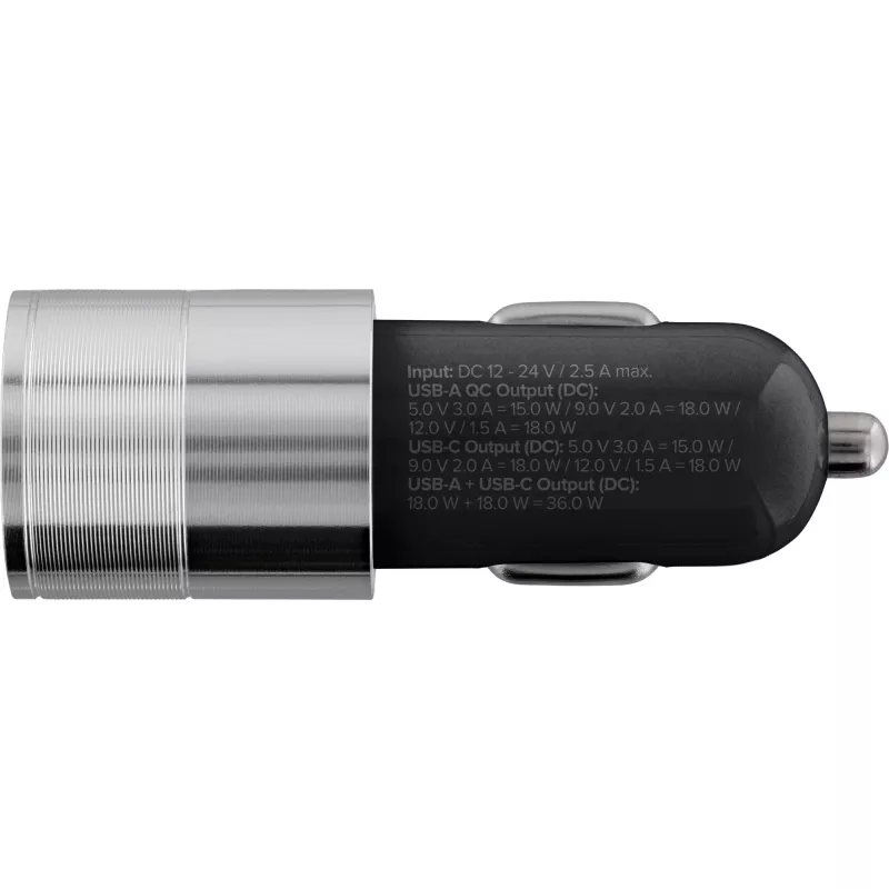 InLine φορτιστής αυτοκινήτου USB τροφοδοτικό Quick Charge 3.0, μαύρο