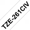 Brother TZE261CIV μελανοταινία ετικετών μαύρο σε λευκό