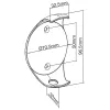Επιτοίχια βάση InLine Google Home Mini 23178A