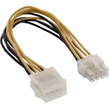 InLine Εσωτερικό καλώδιο τροφοδοσίας 8 Pin αρσενικό / θηλυκό 0,20m