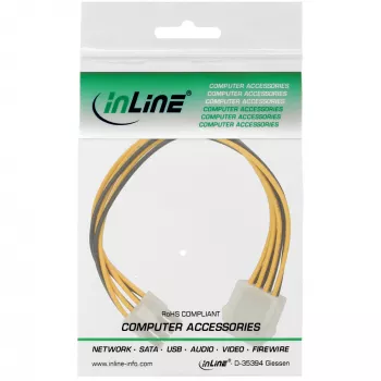 InLine Εσωτερικό καλώδιο τροφοδοσίας 8 Pin αρσενικό / θηλυκό 0,20m