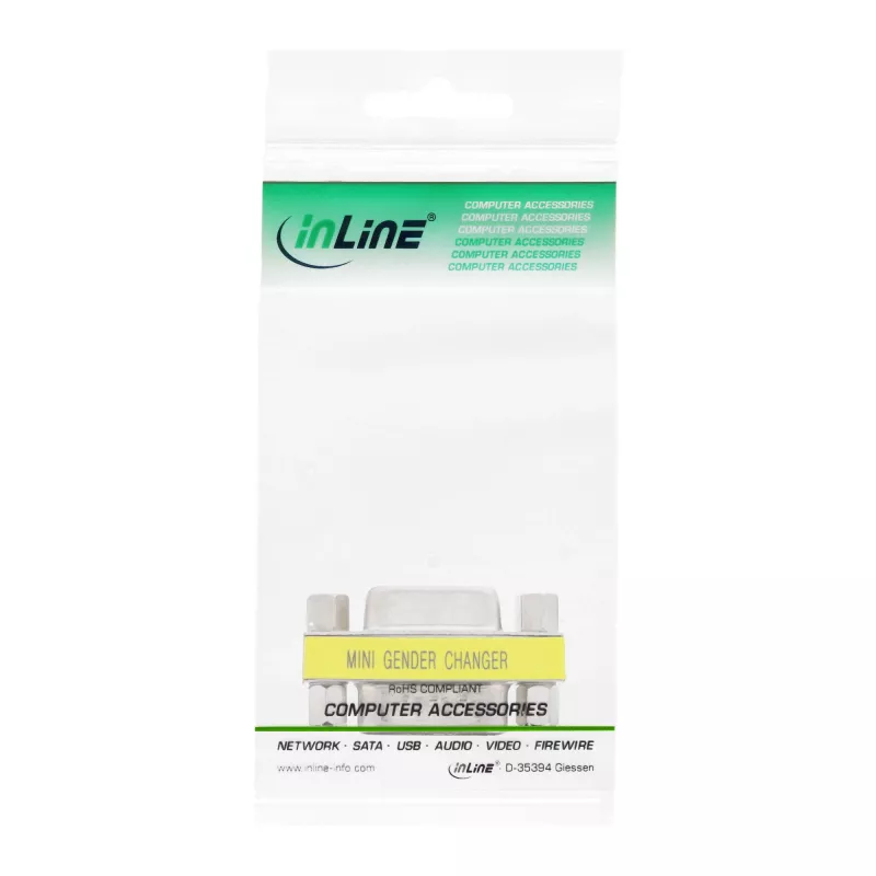InLine Mini Αντάπτορας 9 Pin σειριακός αρσενικό / θηλυκό