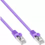 Καλώδιο δικτύου InLine 72502P SF/UTP Cat5e 2m μωβ