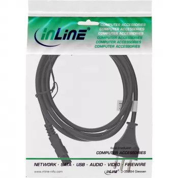 InLine Καλώδιο τροφοδοσίας για notebook Ελβετία 3-Pin θηλυκό 2m