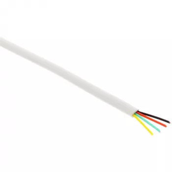 InLine Καλώδιο Modular 4-κλωνο flat λευκό 100m ρολό