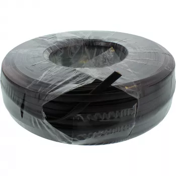 InLine Καλώδιο Modular 6-κλωνο flat μαύρο 100m ρολό