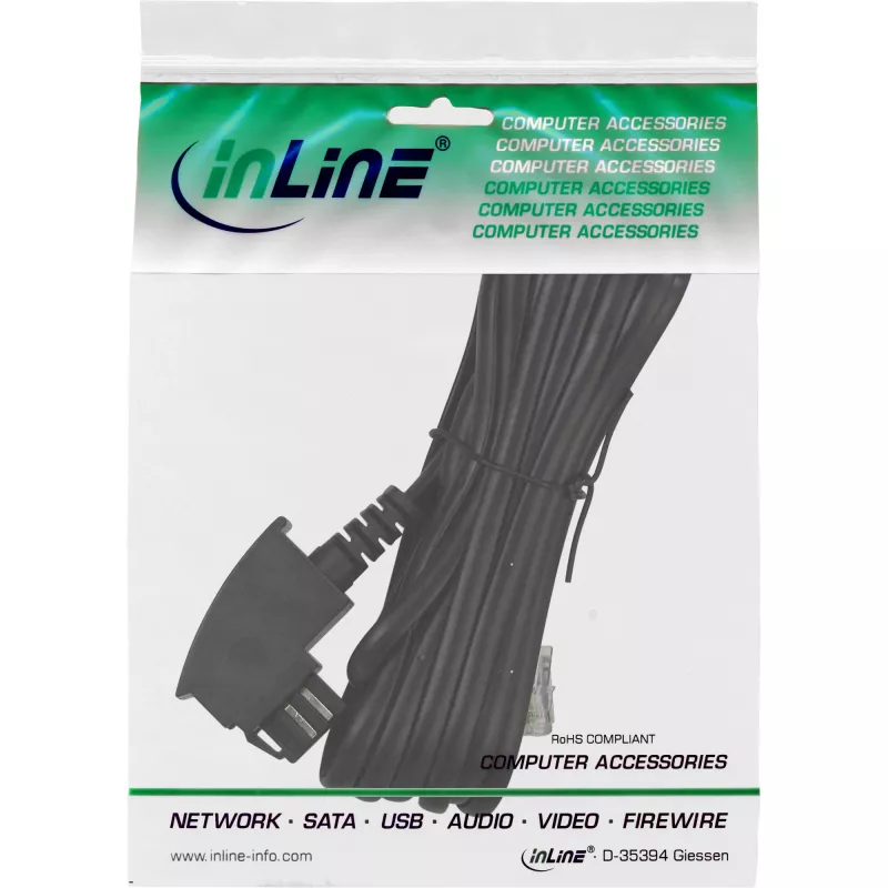 Καλώδιο InLine TAE-N, TAE-N / RJ11 6P4C, 3m