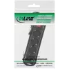 Πολύπριζο InLine, 4 θέσεων, 2x CEE7/3 + 2x Euro CEE 7/16, μαύρο, 5m