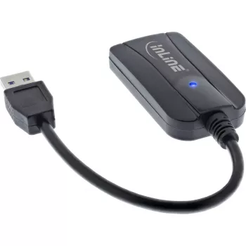 Αναγνώστης καρτών InLine USB 3.1 USB-A, για SD/SDHC/SDXC, microSD, συμβατός με UHS-II