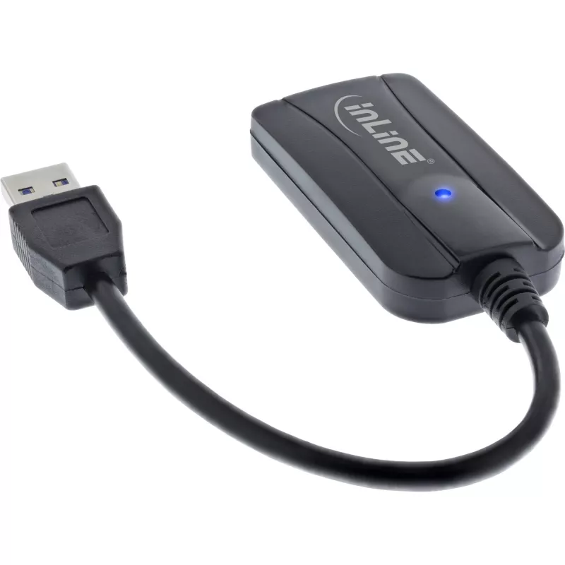 Αναγνώστης καρτών InLine USB 3.1 USB-A, για SD/SDHC/SDXC, microSD, συμβατός με UHS-II