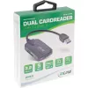 Αναγνώστης καρτών InLine USB 3.1 USB-A, για SD/SDHC/SDXC, microSD, συμβατός με UHS-II