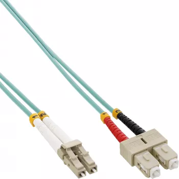 Καλώδιο οπτικών ινών InLine duplex LC/SC 50/125µm OM3 35m