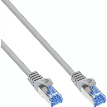 Καλώδιο δικτύου InLine, Cat.6A, S/FTP, TPE εύκαμπτο, γκρι, 40m